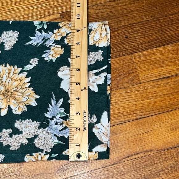 UMGEE long duster kimono oversized small-xl green floral tropical boho layering - Picture 5 of 10